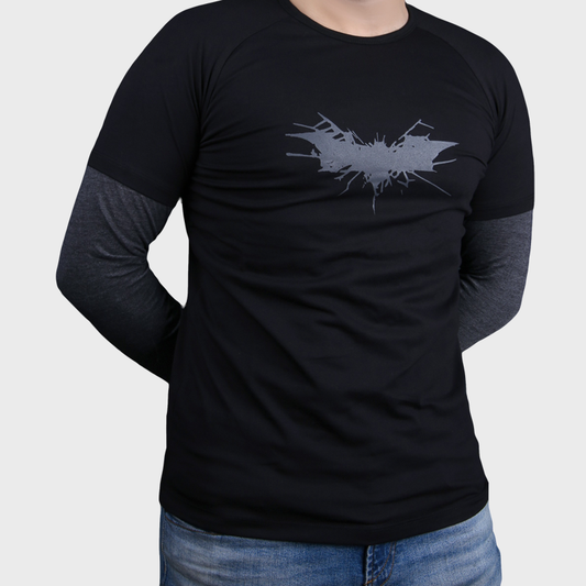 Black/Grey Hero Surtout Tee