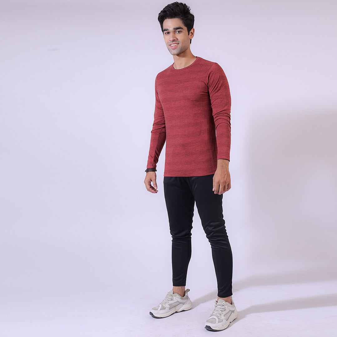 Maroon Raglan Plain-Surtout